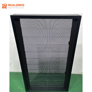 Realgres H-120cm X 60cm-W Aluminum Jalouplus Window Vertical 12 Blades