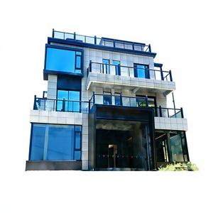 Custom Modern Villa One Way Glass Door-Aluminum Alloy Windows and Doors with Folding Screen Heat Insulation & UV Protection
