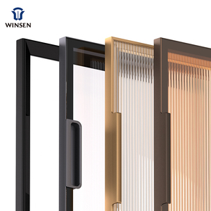 Oem Wholesale Aluminium Profile Wardrobe Door Tinted Glass Kitchen Cabinet Doors With Wholesale High Quality Deco Cabinet Doors