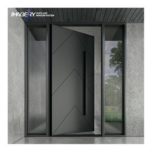 Modern Hurricane Impact Aluminium Pivot Door Systems