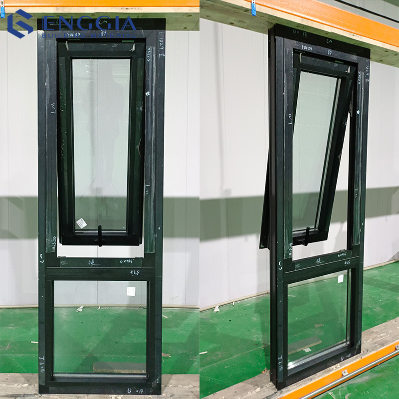 Firely Aluminium Profile Awning Top Hung Window of Picture Frames Double Glazing Window for Mobile Home Awing Top Hung Window