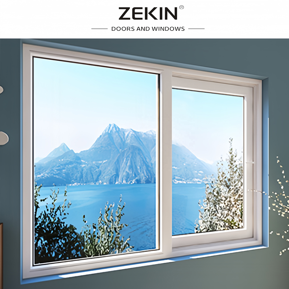 Hot Sell Energy Efficiency Custom Hurricane Impact Double Layered Tempered Glass Thermal Break Aluminum Sliding Room windows