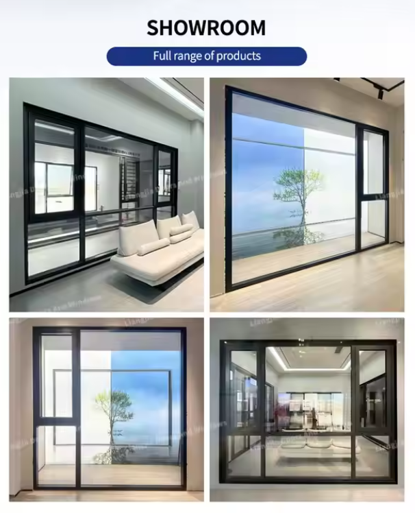 Beigeman Custom Cheap Casement Windows Aluminum Window Tempered Glass Casement Windows