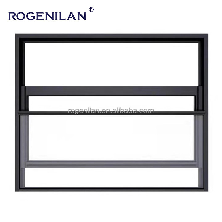 Intelligent Electric Remote Control Lift Window Double Glazed Vertical Sliding Automatic Single Hung Vertical Lift Windows