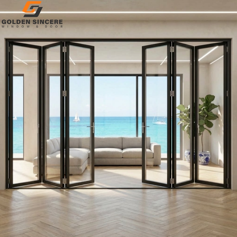 Aluminum Bi-Folding Door Detail