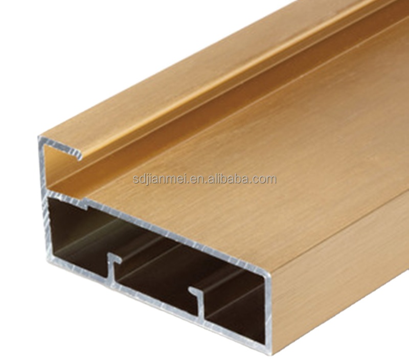 Jianmei Aluminium Factory Custom Aluminum Kitchen Cabinet Door Profiles For India Market
