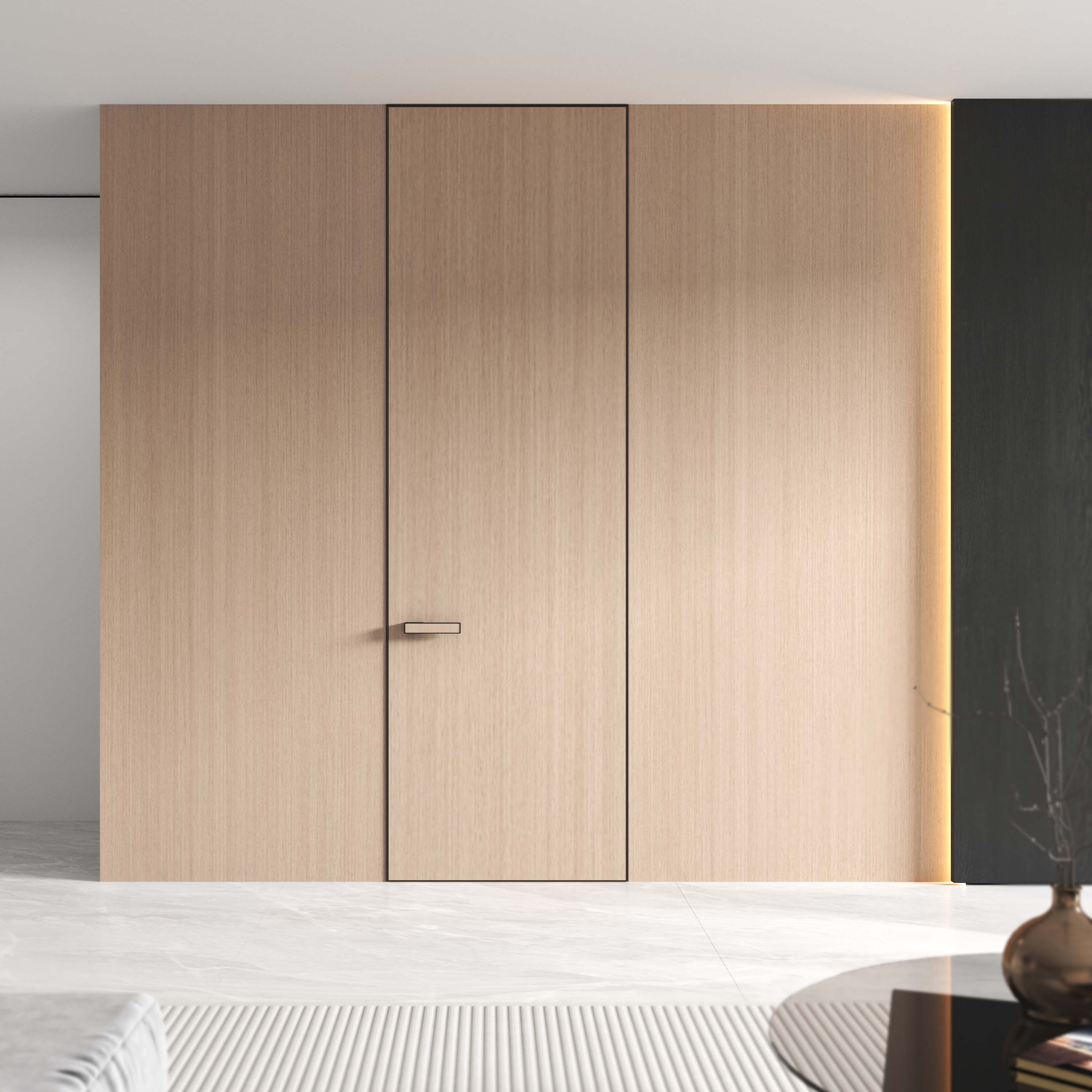 Bedroom Flush Door Finish