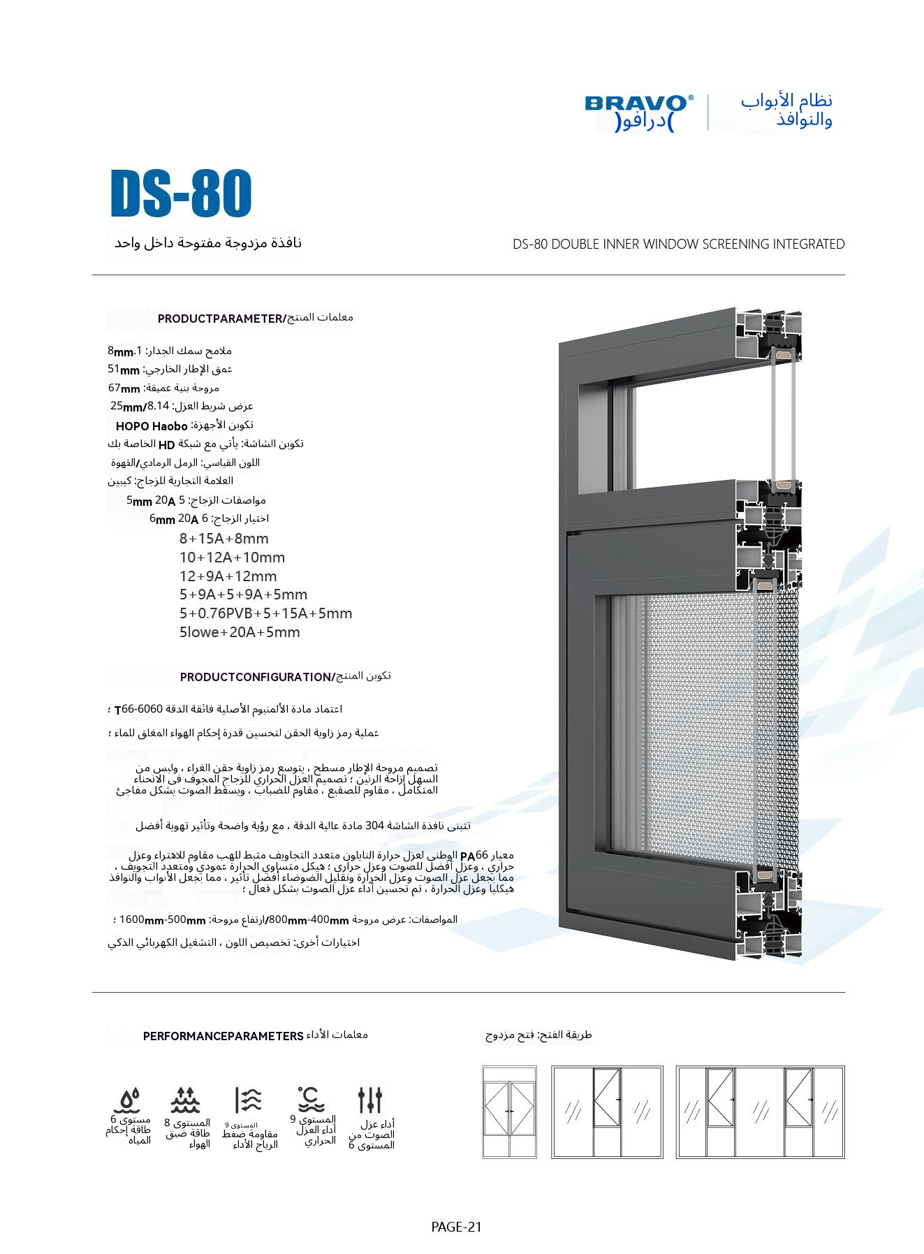 Folding Aluminum Glass Door Waterproof Supermarket Entrance with Frameless Design