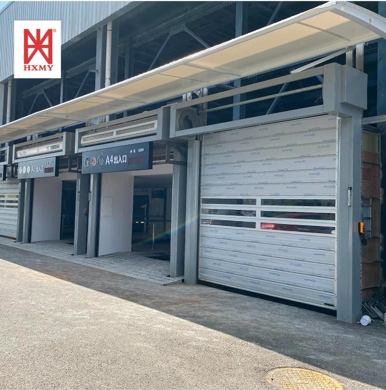Tambour Door High-Speed Spiral Doors Turkish Antitheft Windproof Insulated Waterproof Feature Finished Composite for Warehouses