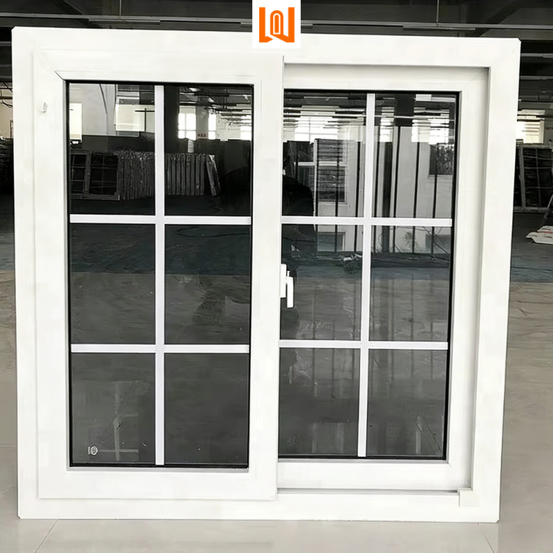 WANJIA Factory Wholesale Modern Vinyl Sliding Window For Houses Replacement Glass Windows