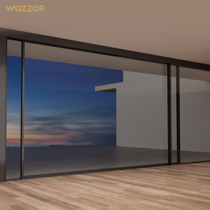 Wazzor Hurricane Rated Double Tempered Glass Sliding Doors