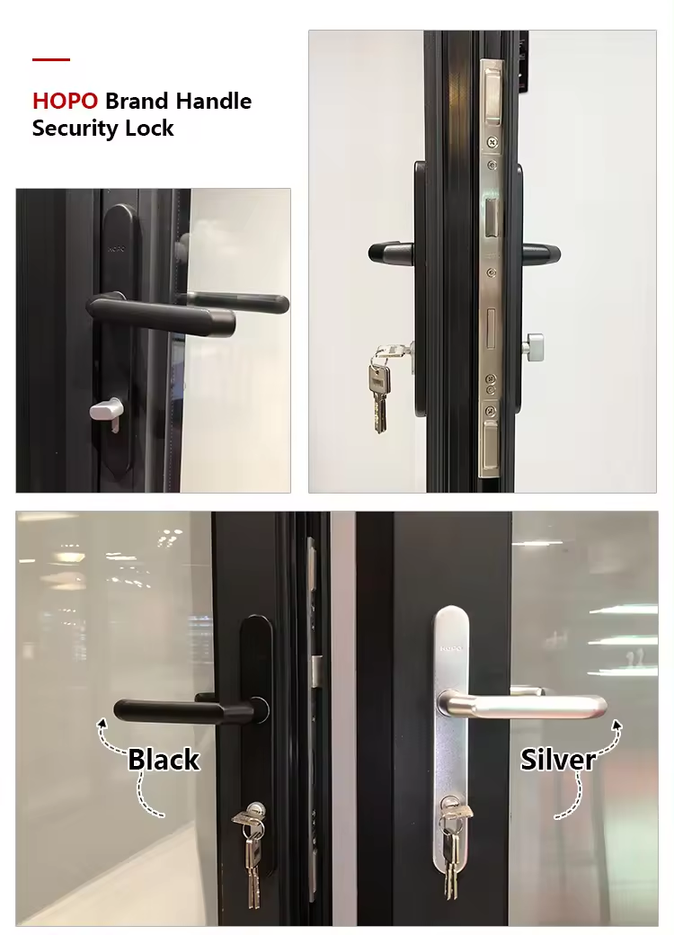 Forged French door features