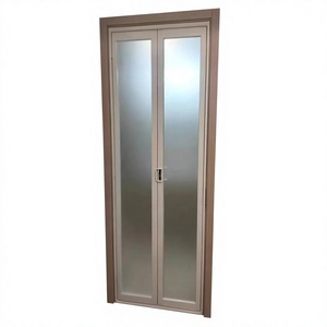 Small Foldable Minimalist Aluminum Alloy Frameless Glass Waterproof Shower Door Honeycomb-style Design Foshan-made 2016 Bathroom