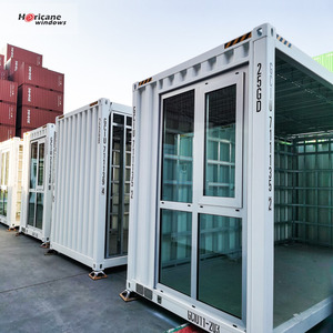 Bulletproof Waterproof Aluminum Doors and Windows for Container Mobile House