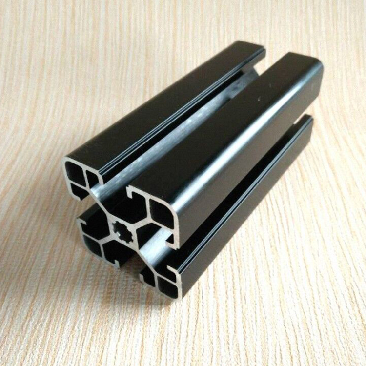 6m 40mm*40mm Extruded Black Anodizing Industrial Aluminium Frame 4040 Aluminum Extrusion Profiles Manufacturer