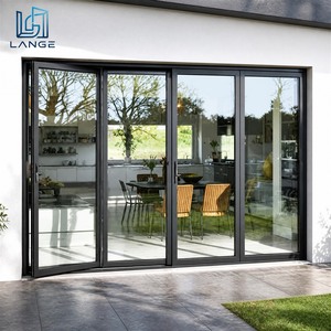 LANGE Aluminium Exterior Doors Wood Grain Transfer Coated