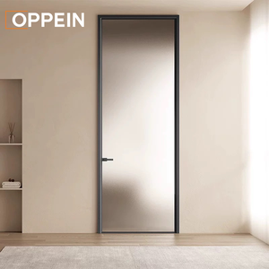 OPPEIN Modern Frosted Glass Interior Door