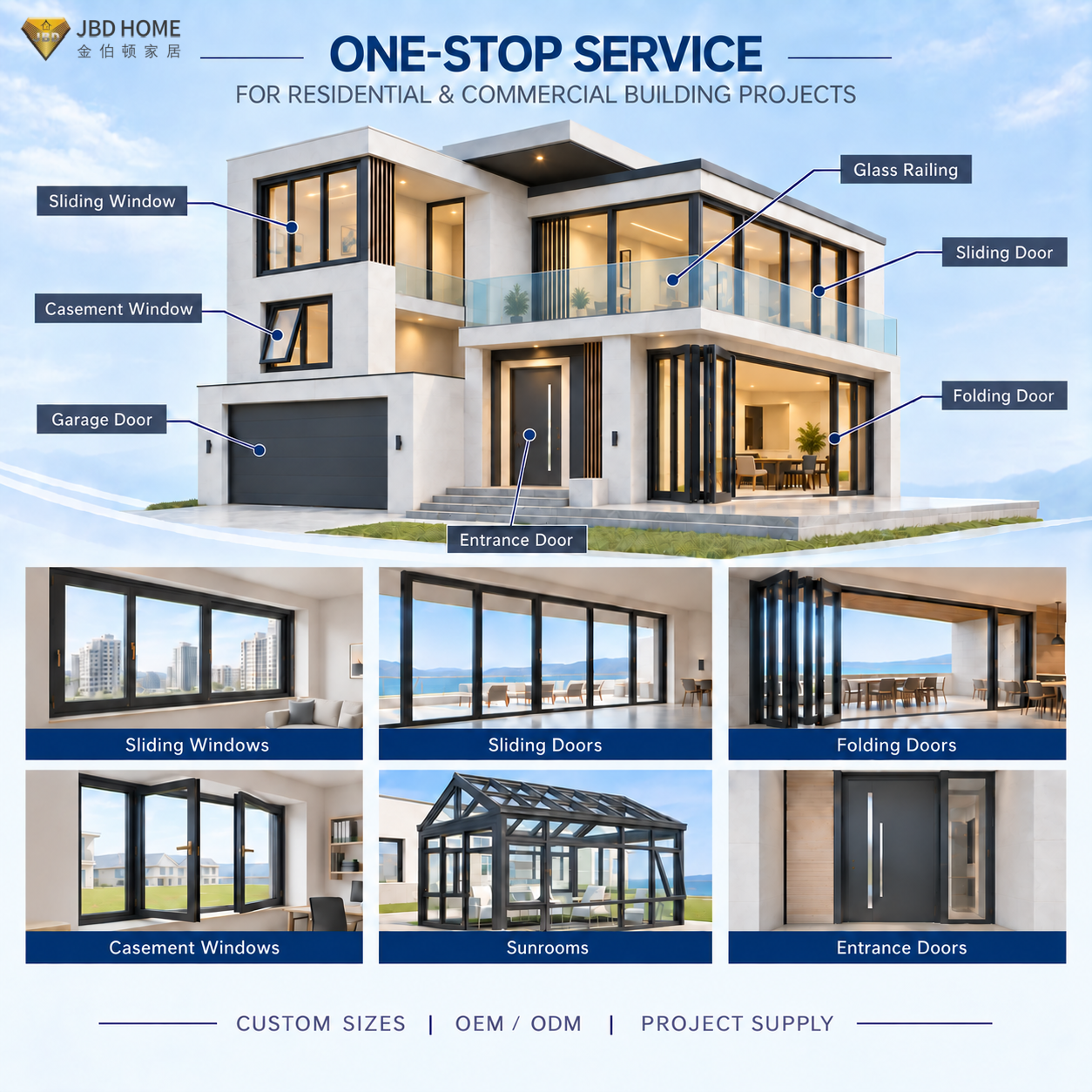 Australia Projects Aluminium Sliding Patio Doors Double Glass Sliding Glass Doors Exterior Finished Surface for Balcony Building