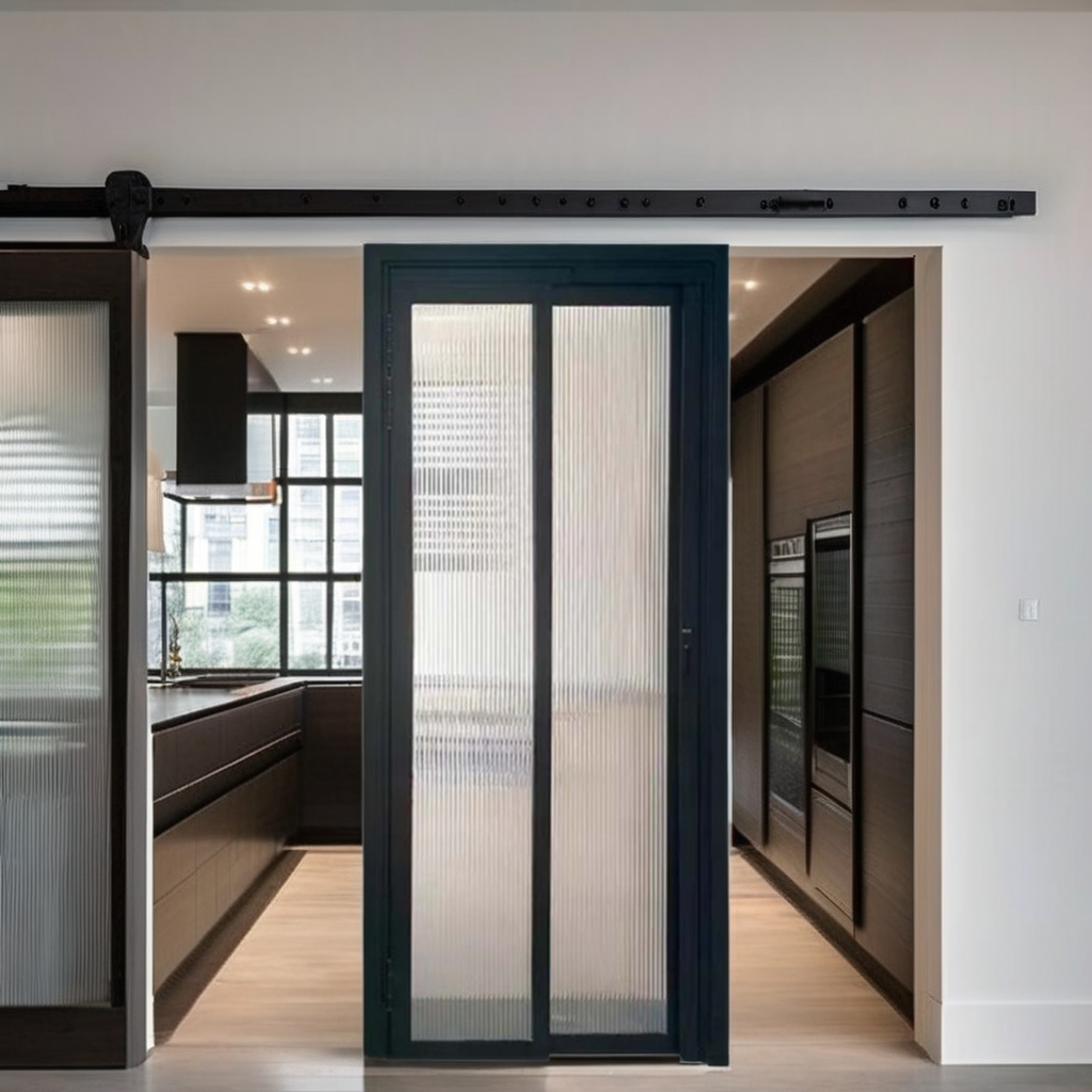 Multifunctional Aluminum PD PT Door Combined Sliding Folding Swing Glass Door For Indoor Bathroom Balcony Kitchen