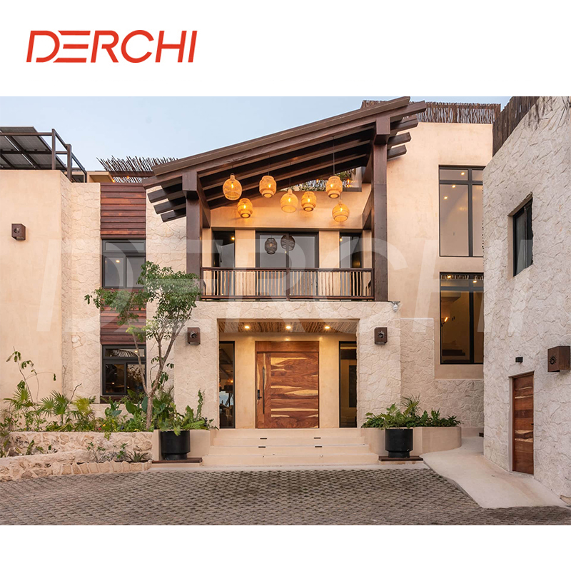 DERCHI Chian Aluminum Frame Double Glazed Casement Windows For Home Casement Window And Door