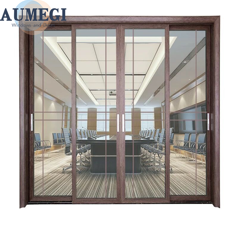 Aumegi Best Selling Slide Door Glass Sliding Door Panel Sliding Doors Panels