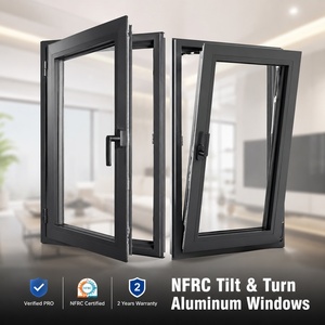 NFRC Tilt and Turn Double Glazed Aluminum Windows