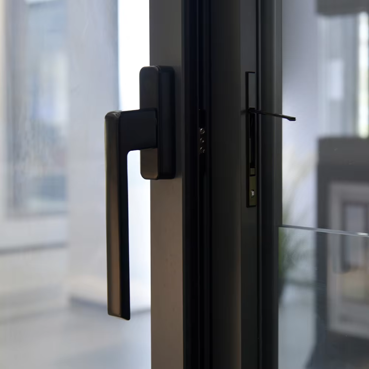 Side Pressure Sealing Soundproof Double Glazed Aluminum Sliding Windows Soundproof Sliding Aluminium Window