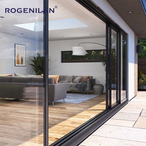 Panoramic Large Glass Panel Sliding Slide Door