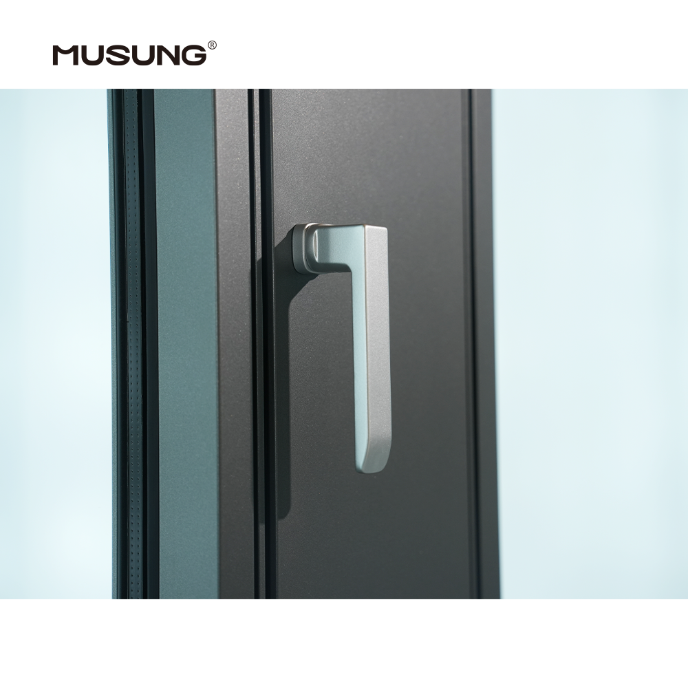 Hurricane Impact-Resistant and Anti-Theft Inward-opening Micro-ventilation Aluminum with Tempered Glass Window