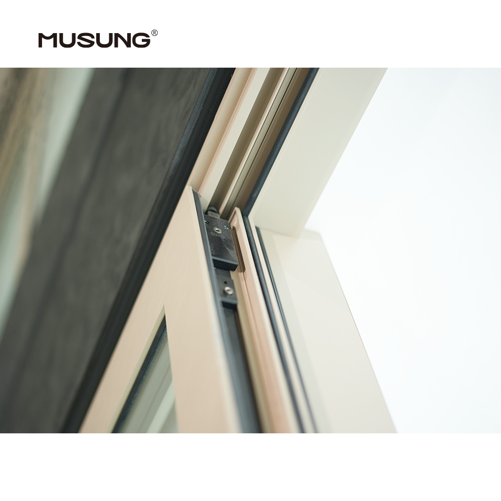 Exterior Hurricane Proof Soundproof Double Tempered Glass Aluminium Thermal Break Outdoor Balcony Patio Sliding window