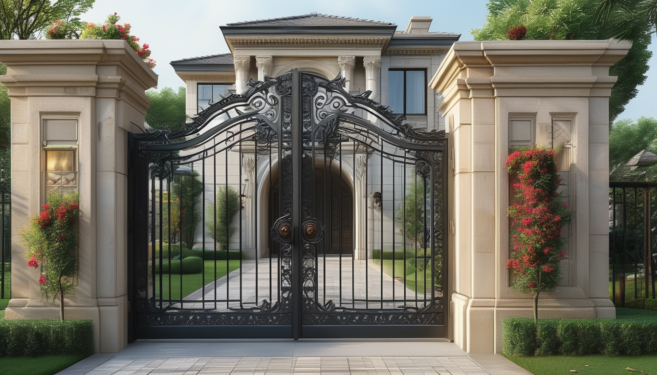 Multi point locking door for high-end homes