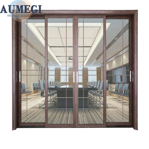 Aumegi Best Selling Slide Door Glass Sliding Door Panel Sliding Doors Panels