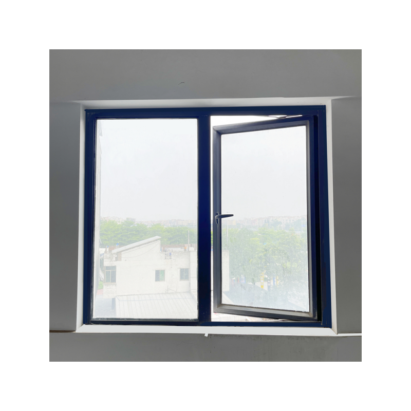 Customized SoundProof Aluminum Alloy Casement Windows Double Glazing Aluminum French Patio Window for House Villa