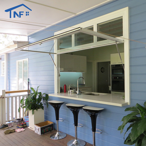 Double Glazed Aluminum Gas Strut Awning Window