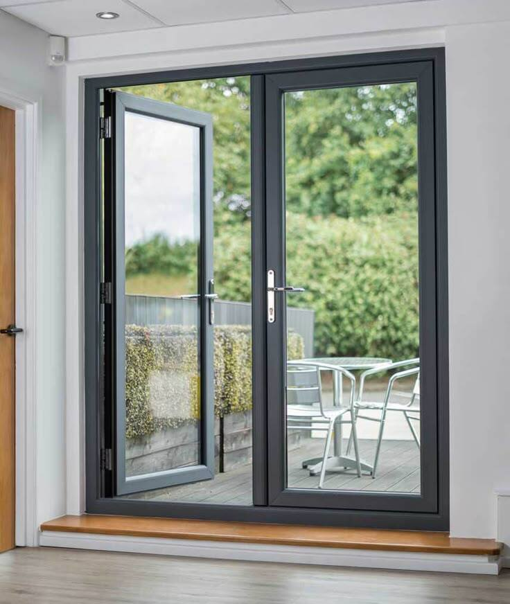 Custom Aluminum Insulated Glass Doors for Malls Workshops Offices Studios