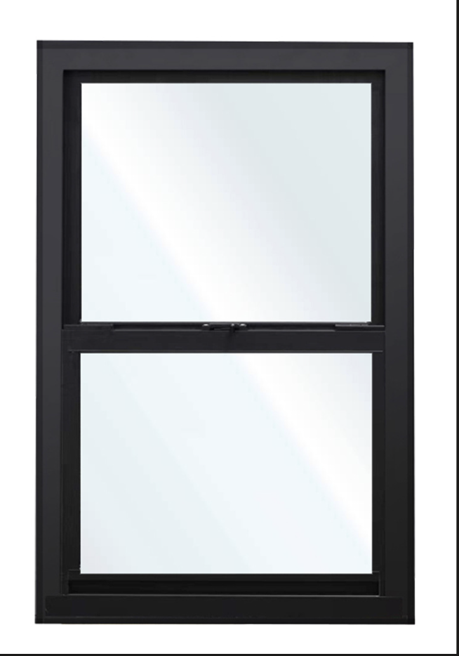 JONRIOX 12" W X 18" H Sliding Shed Window Aluminum Grey Flush Mount Tempered Glass Stainless Steel Screen Postmodern Design for