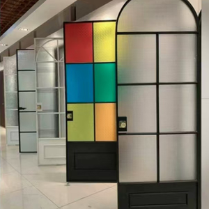 Arch Aluminum Casement French Doors with Grilles