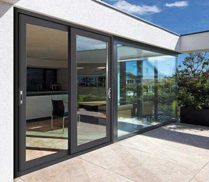 RG93.6 Thermal Insulation Aluminium Glass Sliding Doors