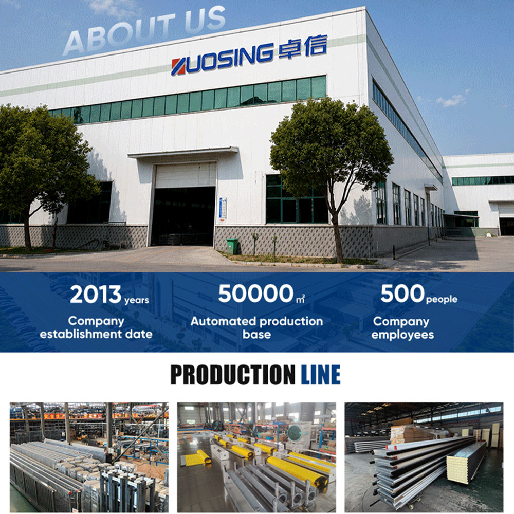 Rigid Rapid Door Aluminum 6063-T5 5m X 5m Infrared Safety 1.5m/s for Logistics Warehouse Main Entrance