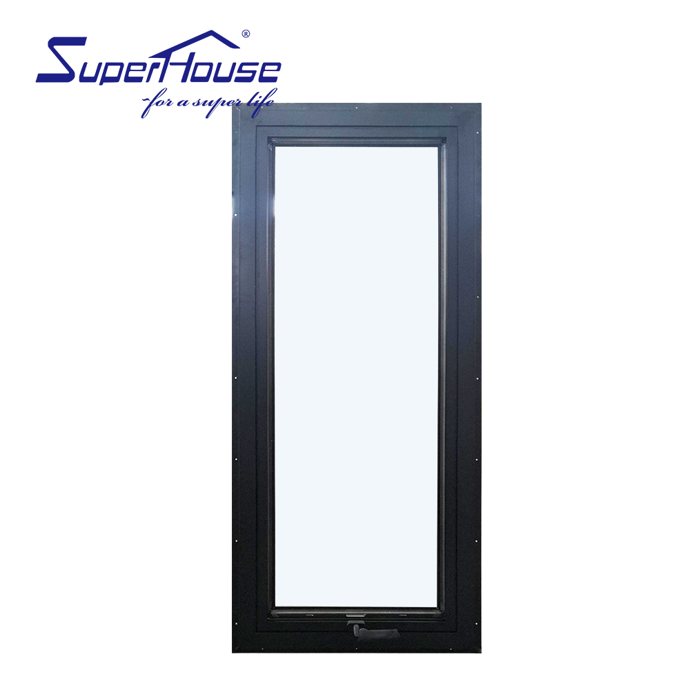 AAMA Certified Aluminum Awning Window Thermal Break LowE Glazing Energy Saving Insulated Soundproof for Bathroom Bedroom