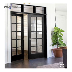 Exterior Aluminum French Casement Doors with Grills