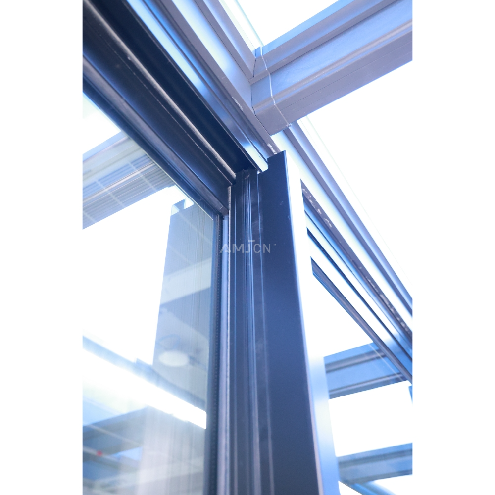 AMJ AS2047 Australian Pocket Stacker Windows and Doors Double Glazed Commercial Exterior Patio Panoramic Aluminium Sliding Doors