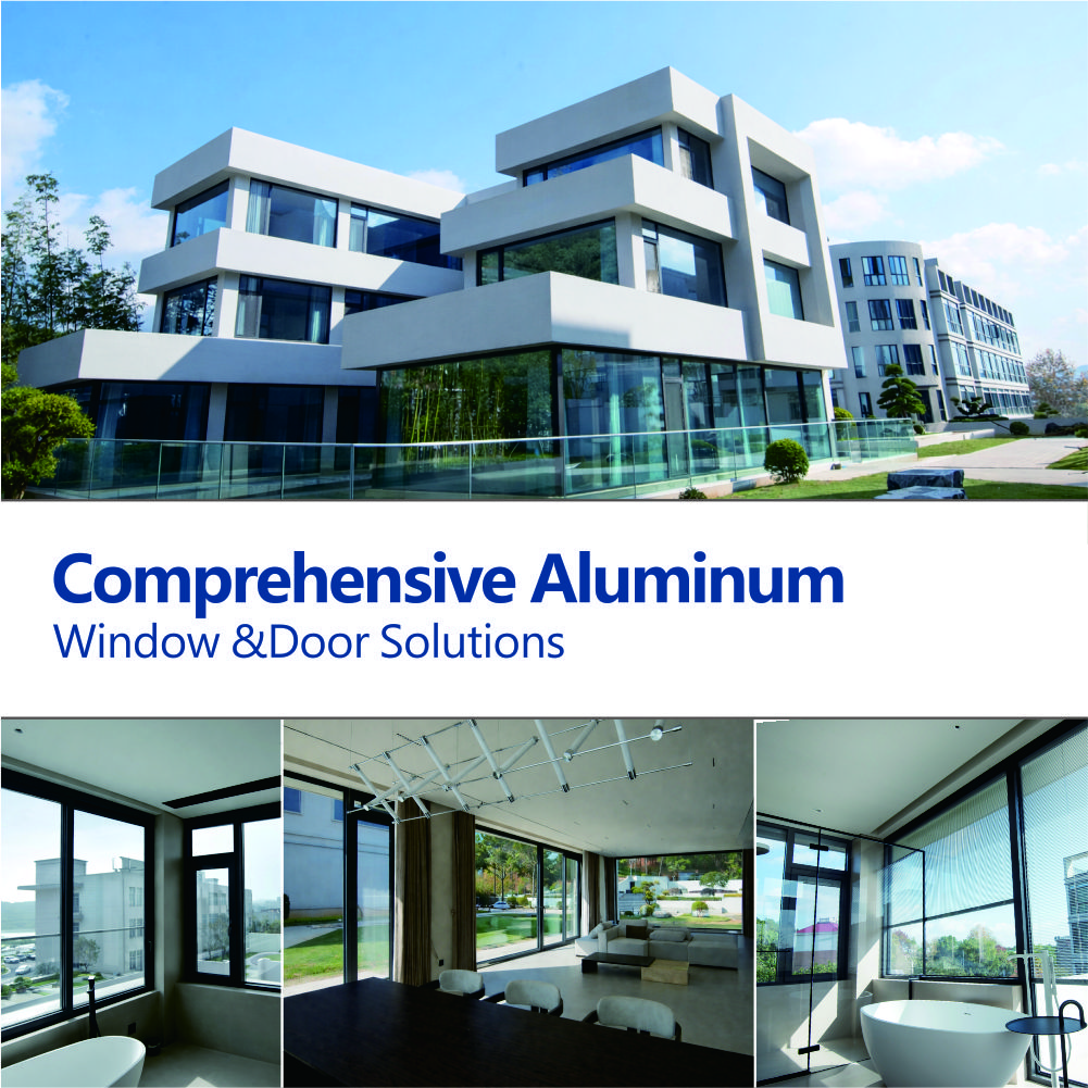 RG60C Modern Thermal Break Aluminum Louver Casement Door For Residential Farmhouse Warehouse Outdoor &amp; Courtyard Use