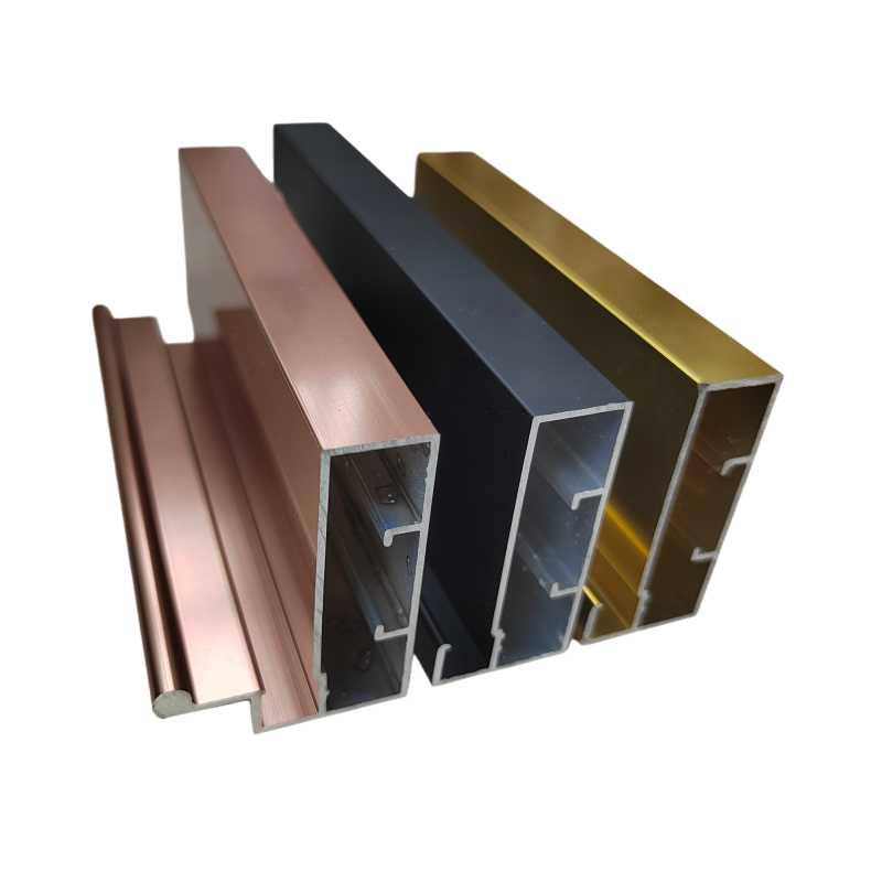 Aluminum Glass Cabinet Door Profiles 45Mm Aluminium Cupboard Profile Aluminium Profile For Kitchen Cabinets