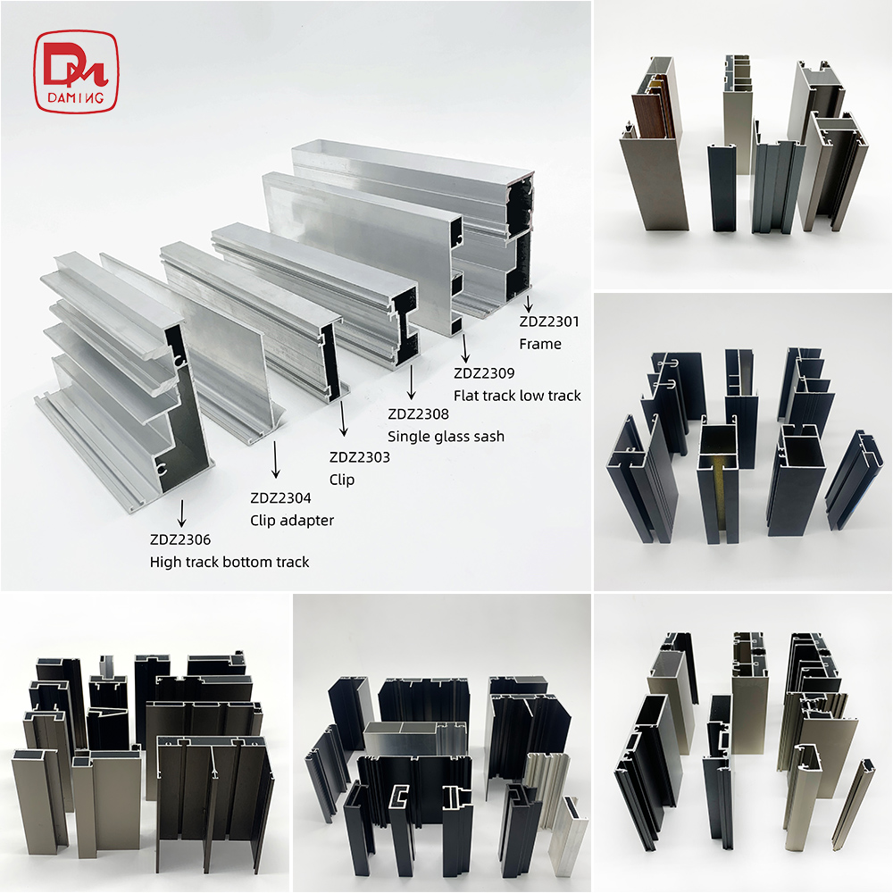 Door and Window Aluminum Profiles structural detail