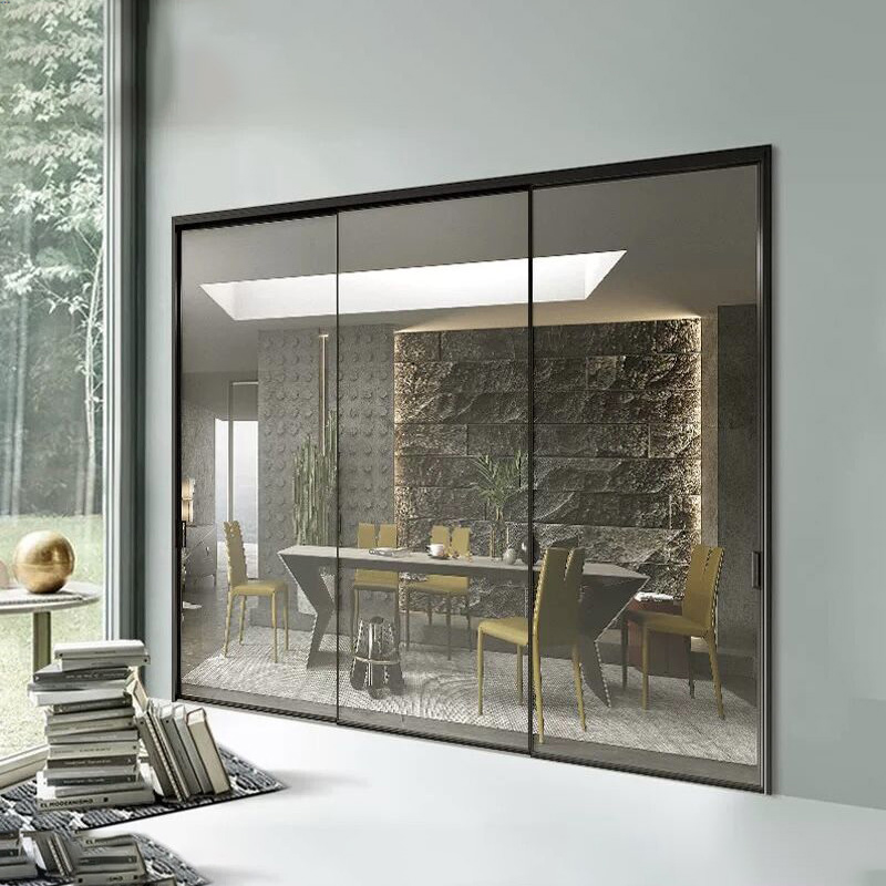 Aumegi Best Selling Slide Door Glass Sliding Door Panel Sliding Doors Panels