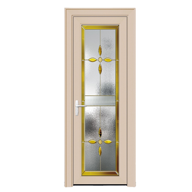 Bath Room Door Glass Apartment White Double Glass Casement Aluminium Door Type