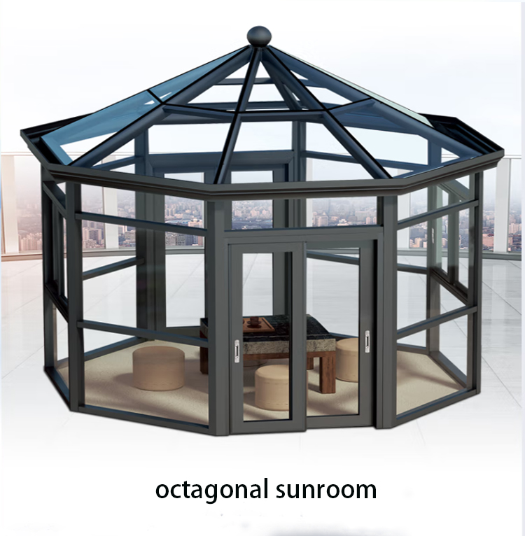 Best Selling Fully Finished Quick Assembly Mobile Sunrooms Prefabricated Glass House Sliding Windows Easy Install Home Solutions