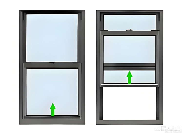 Modern Replacement Top Hung Sash Window Aluminum Exterior Vertical Sliding TW TW001 Total Project Solution