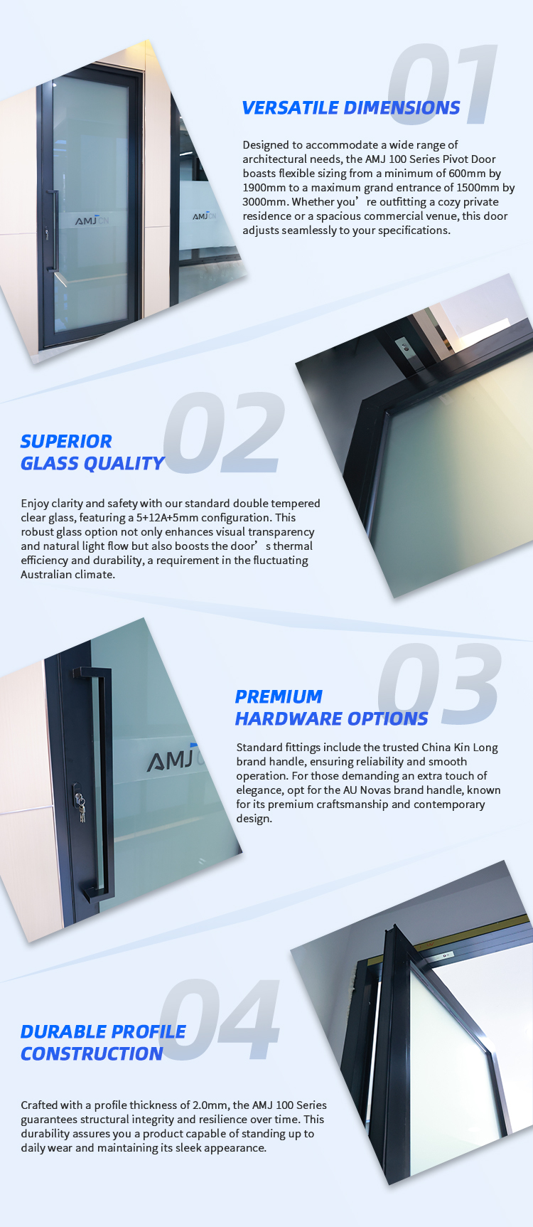 AMJ Pivot Door Engineering Detail